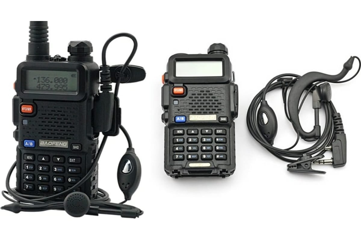 Радиостанция двусторонней связи Baofeng UV-5R - выгодная цена, отзывы,  характеристики, фото - купить в Москве и РФ