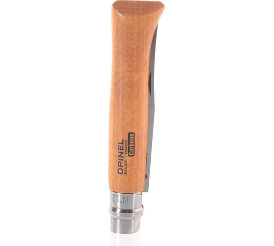 Нож, углеродистая сталь, рукоять из дерева бука, блистер Opinel №12 1256