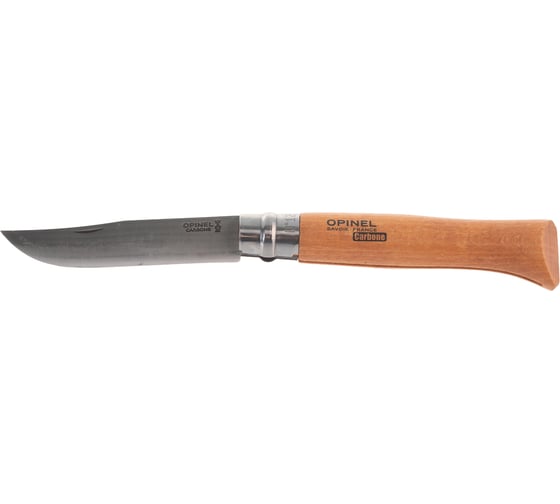 Нож, углеродистая сталь, рукоять из дерева бука, блистер Opinel №12 1256