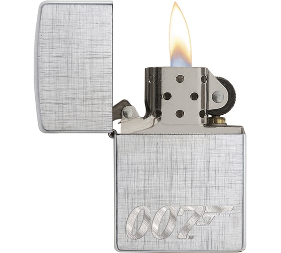 Зажигалка Zippo James Bond с покрытием Brushed Chrome 29562