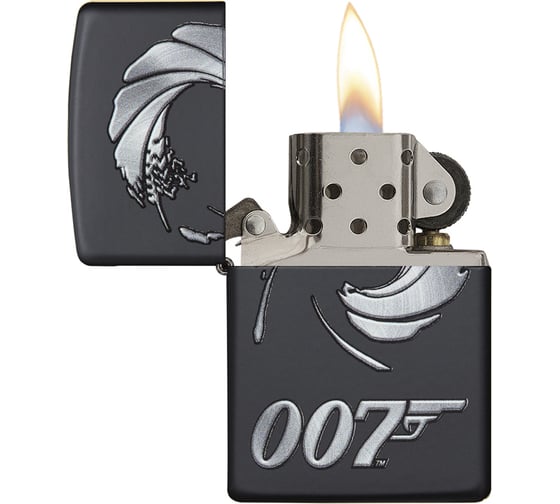 Зажигалка Zippo James Bond с покрытием Black Matte 29566