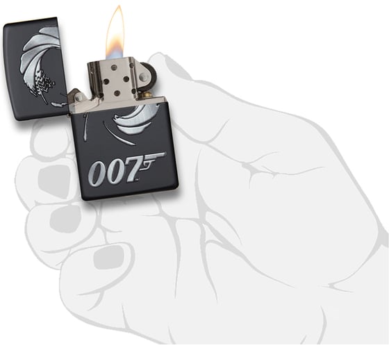 Зажигалка Zippo James Bond с покрытием Black Matte 29566