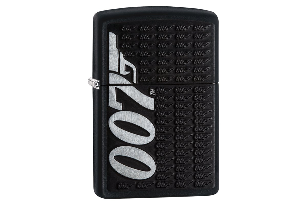 Зажигалка Zippo James Bond с покрытием Black Matte 29718 - выгодная цена,  отзывы, характеристики, фото - купить в Москве и РФ