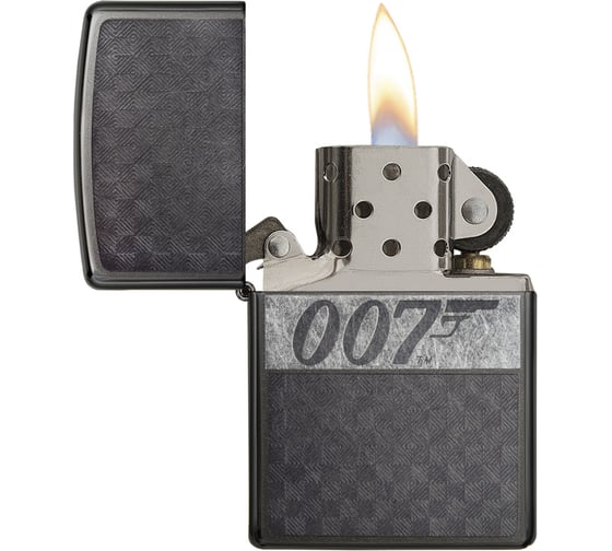 Зажигалка Zippo James Bond с покрытием Black Ice 29564