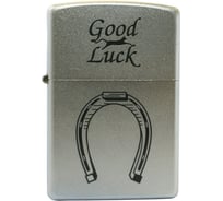 Зажигалка Zippo Horse Shoe с покрытием Satin Chrome 205 Horse Shoe