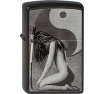 Зажигалка Zippo Woman Sword с покрытием Black Matte 218 Woman sword