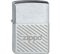 Зажигалка Zippo Stripes, с покрытием Brushed Chrome 200 Zippo stripes