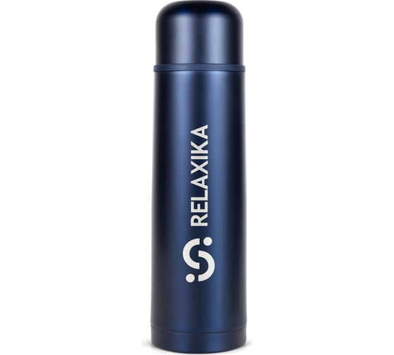 Термос Relaxika 101 1 л, темно-синий R101.1000.3
