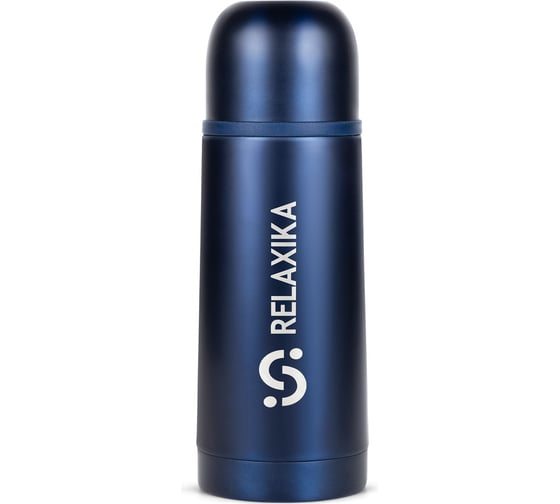Термос Relaxika 101 0.35 л, темно-синий R101.350.3