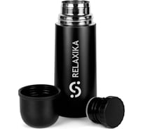 Термос Relaxika 101 0.35 л, оружейный черный R101.350.2
