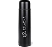 Термос Relaxika 101 1 л, оружейный черный R101.1000.2