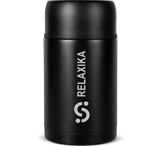Термос для еды Relaxika 301 1 л, черный R301.1000.2