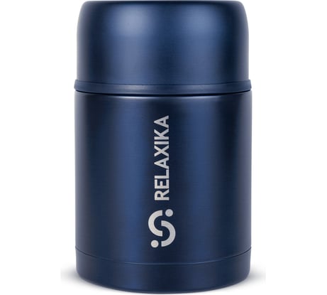 Термос для еды Relaxika 301 0.7 л, темно-синий R301.700.3