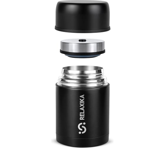Термос для еды Relaxika 301 0.7 л, черный R301.700.2