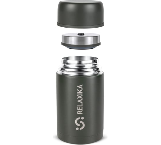 Термос для еды Relaxika 301 1 л, хаки R301.1000.8
