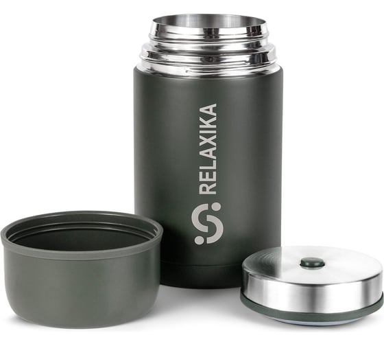 Термос для еды Relaxika 301 1 л, хаки R301.1000.8
