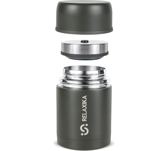 Термос для еды Relaxika 301 0.7 л, хаки R301.700.8