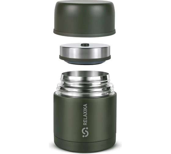 Термос для еды Relaxika 301 0.5 л, хаки R301.500.8