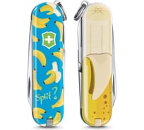 Нож-брелок Victorinox Classic LE 2019 Banana Split, 58 мм, 7 функций 0.6223.L1908