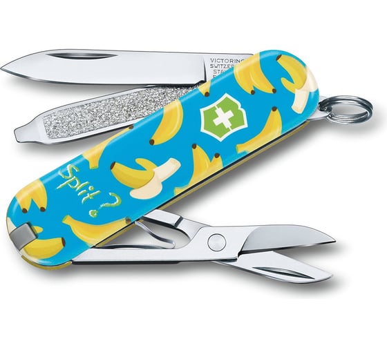 Нож-брелок Victorinox Classic LE 2019 Banana Split, 58 мм, 7 функций 0.6223.L1908