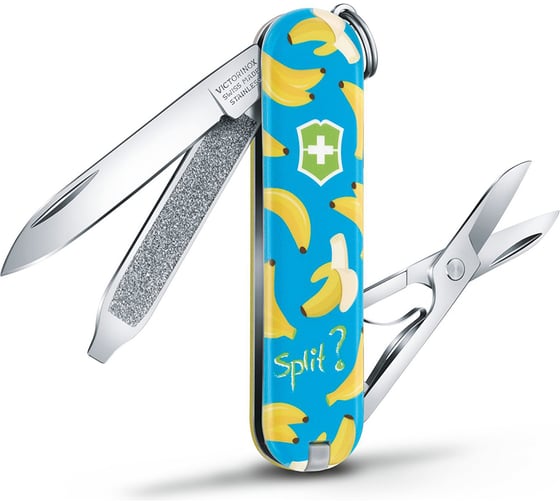 Нож-брелок Victorinox Classic LE 2019 Banana Split, 58 мм, 7 функций 0.6223.L1908