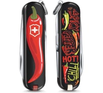 Нож-брелок Victorinox Classic LE 2019 Chili Peppers, 58 мм, 7 функций 0.6223.L1904
