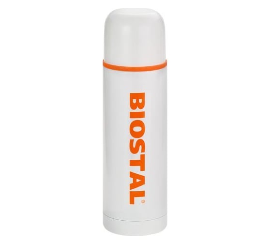 Термос Biostal Fler 0.5 л, белый NB-500C-W