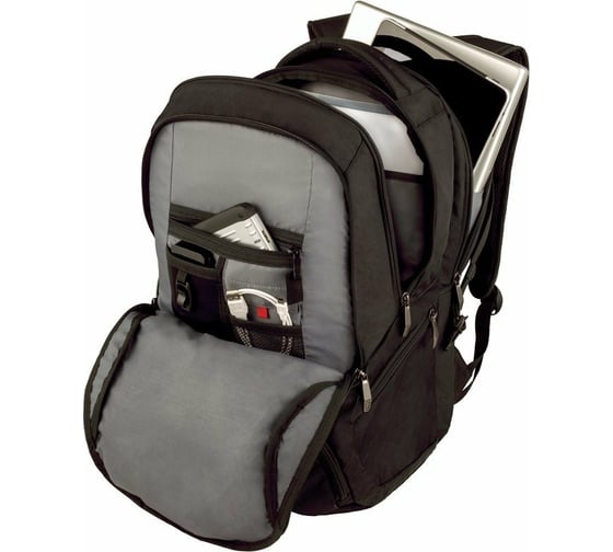 Рюкзак Wenger 16", черный, 35x27x46 см, 27 л 600636