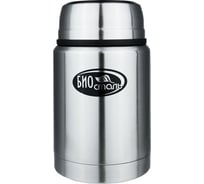 Термос для еды Biostal 0.5 литра, с ложкой, стальной NTS-500