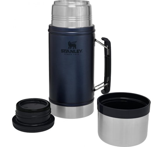 Термос для еды Stanley Classic 0.94 литра, синий 10-07937-019