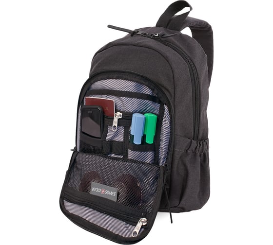 Рюкзак с одним плечевым ремнем Wenger Swissgear 13'', cерый, 25х14х35 см, 12 л SA2608424521