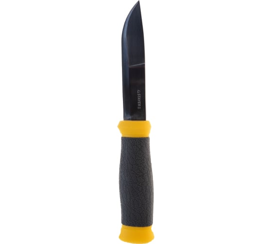 Туристический нож STAYER PROFI пластиковые ножны, лезвие-110мм 47630