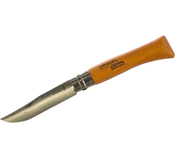 Нож №10, углеродистая сталь, рукоять из дерева бука Opinel 113100