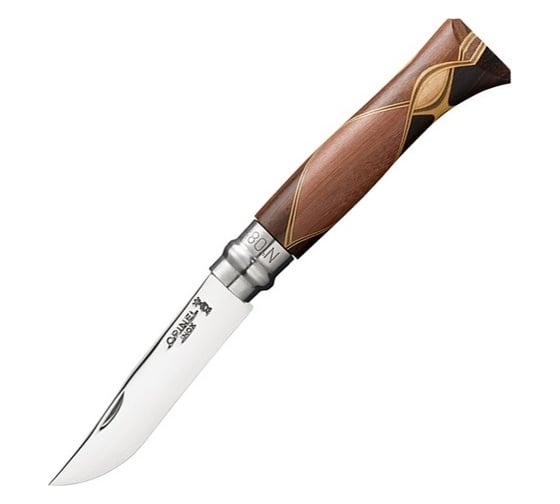 Нож №8, рукоять африканское дерево, футляр Opinel Chaperon 1399 1