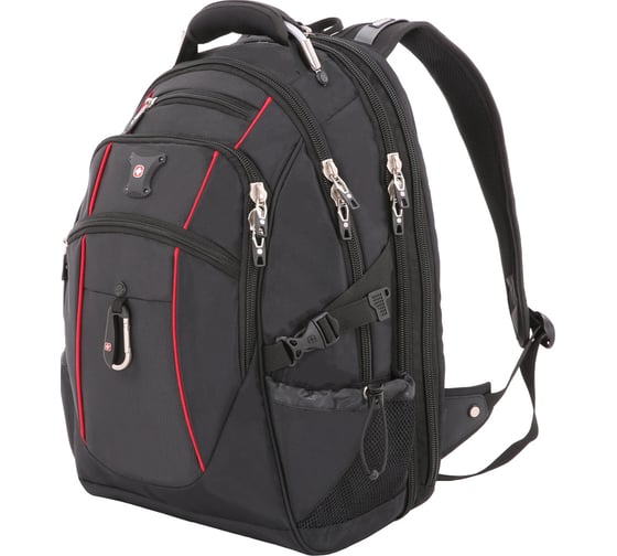 Рюкзак Wenger Swissgear 15”, чёрный/красный, 34x23x48 см, 38 л SA6677202408 1