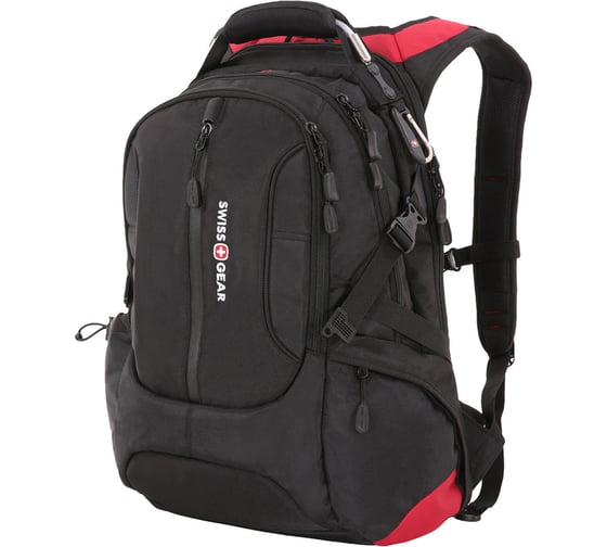 Рюкзак Wenger Swissgear 15”, черный/красный, 36х17х50 см, 30 л SA15912215