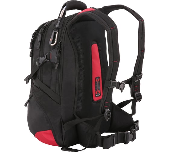 Рюкзак Wenger Swissgear 15”, черный/красный, 36х17х50 см, 30 л SA15912215