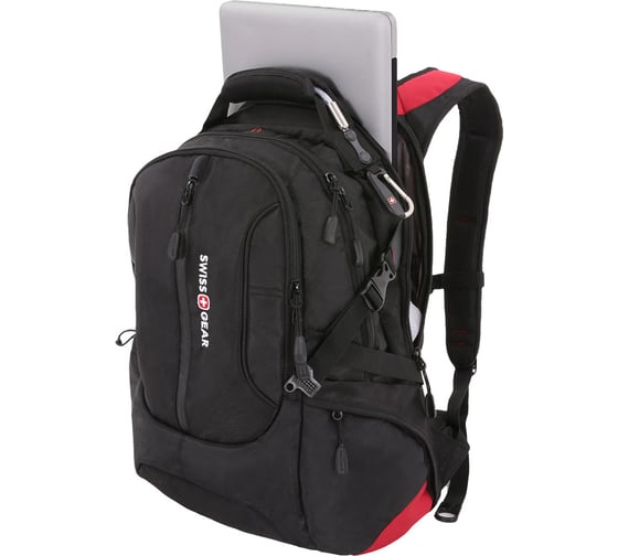 Рюкзак Wenger Swissgear 15”, черный/красный, 36х17х50 см, 30 л SA15912215