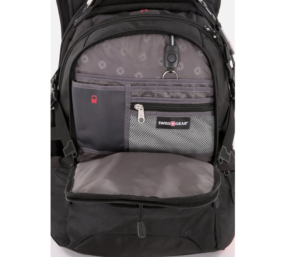 Рюкзак Wenger Swissgear 15”, черный/красный, 36х17х50 см, 30 л SA15912215