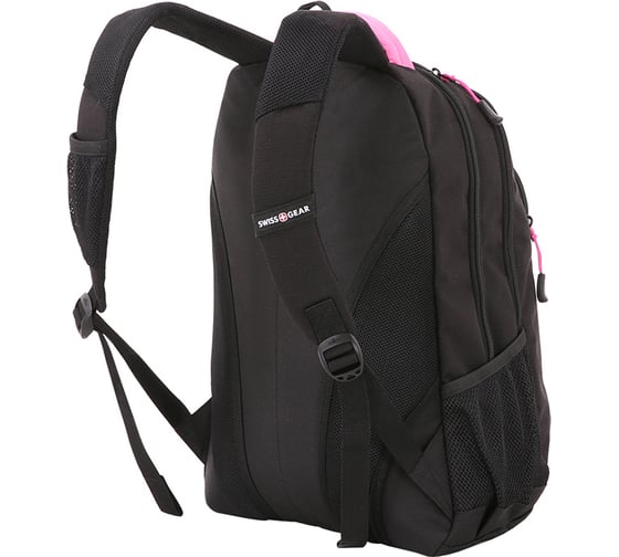 Рюкзак Wenger Swissgear черный/фукси, 32x15x46 см, 22 л SA3165208408
