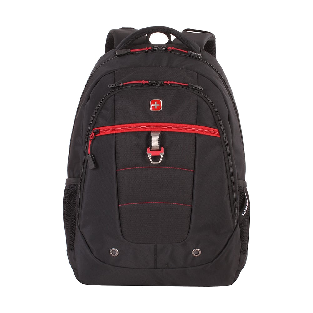 Рюкзак Wenger Swissgear 15", черный/красный, 34х18x47 см, 29 л ...