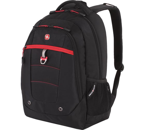 Рюкзак Wenger Swissgear 15", черный/красный, 34х18x47 см, 29 л SA5918201419