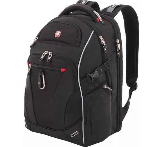 Рюкзак Wenger Swissgear Scansmart 15", чёрный/красный, 34x22x46 см, 34 л SA6752201409