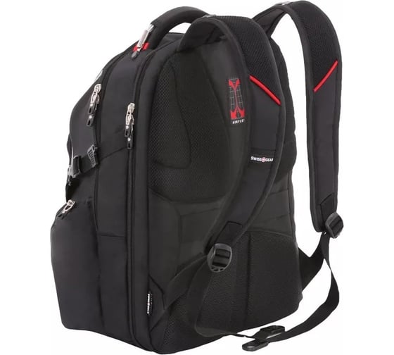 Рюкзак Wenger Swissgear Scansmart 15", чёрный/красный, 34x22x46 см, 34 л SA6752201409