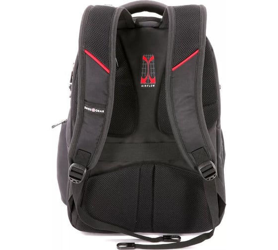 Рюкзак Wenger Swissgear Scansmart 15", чёрный/красный, 34x22x46 см, 34 л SA6752201409