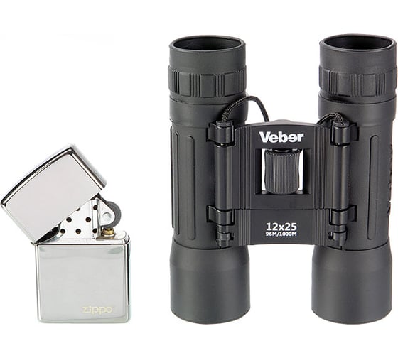 Бинокль Veber БН 12х25 черный Sport 11012