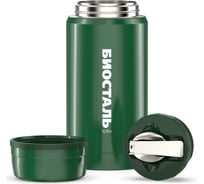 Термос для еды Biostal Охота 0.75 литра, с ложкой, зеленый NTS-750G