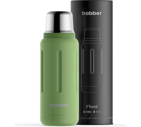 Вакуумный бытовой термос для напитков BOBBER 1 литр Flask-1000 Mint Cooler