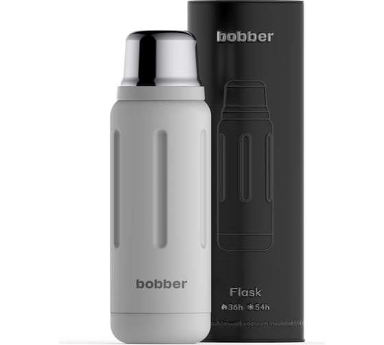 Вакуумный бытовой термос для напитков BOBBER 770 мл Flask-770 Sand Grey