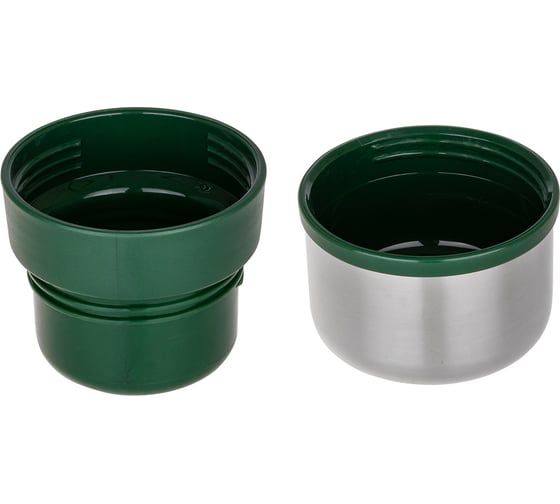 Термос Тонар HS.TM-057-G/ 1000ML с ситечком, зеленый, 2 крышки-кружки 00000352907